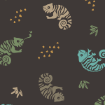 image showing Coloroption Faded Black Chameleons
